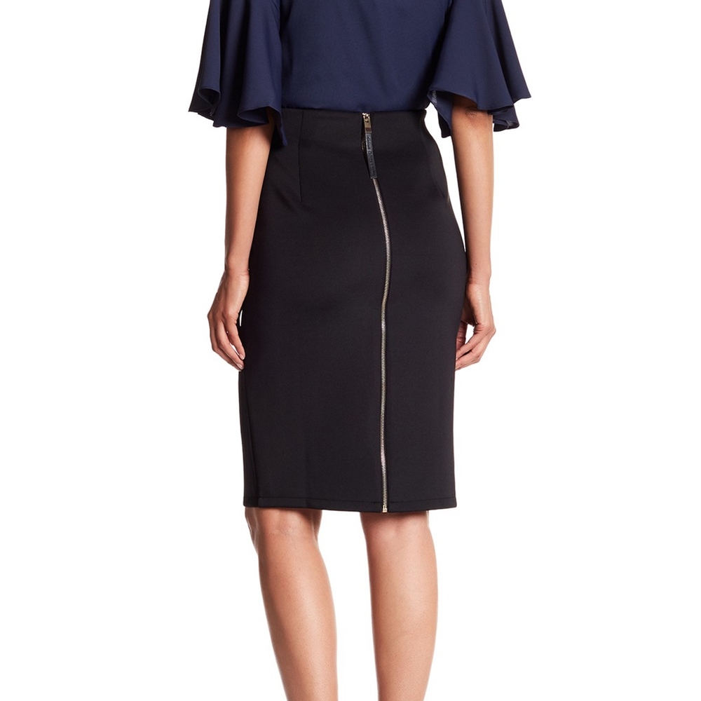 Catherine Malandrino Black Pencil Skirt with Back Zip